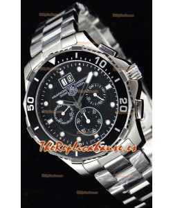 Tag Heuer Aquaracer Reloj de Cuarzo Suizo Cronógrafo Dial Negro