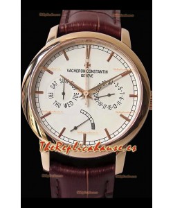 Vacheron Constantin Traditionnelle Day Date Reloj Réplica Suizo Oro Rosado