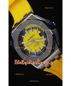 Audemars Piguet Royal Oak New Diver Reloj Replica Suizo a escala 1:1 Color Amarillo