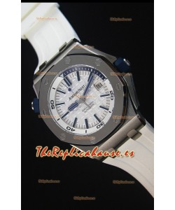 Audemars Piguet Royal Oak New Diver 1:1 Reloj Replica Suizo a escala 1:1 Color Blanco