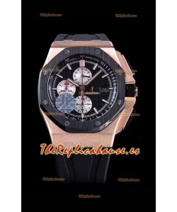 Audemars Piguet Royal Oak Offshore 44MM Oro Rosado Reloj de Acero 904L a Espejo 1:1