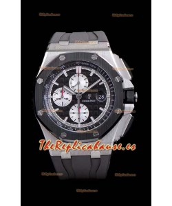 Audemars Piguet Royal Oak Offshore Chronograph 44MM Réloj Réplica de Acero 904L a Espejo 1:1