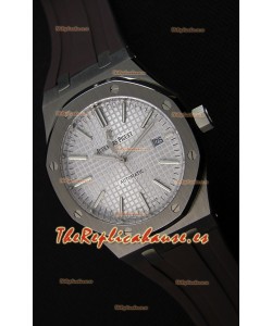 Audemars Piguet Royal Oak 41MM Dial Gris Correa de Goma - Reloj Réplica a espejo 1:1, Edición Última