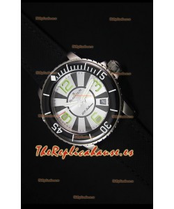 Blancpain 500 Fathoms Reloj Replica Suizo con Dial en Blanco - Edición Escala Espajo 1:1