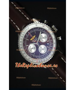 Breitling Navitimer 01 Dial Marrón Caja en Acero Reloj Replica Suizo a espejo 1:1