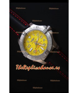 Breitling Avenger II Seawolf Correa de Piel Negra 45MM - Reloj Replica a escala 1:1