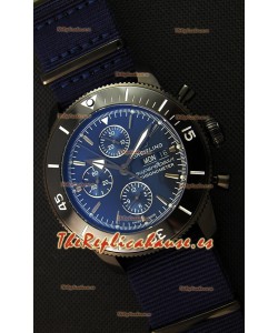 Breitling Superocean Heritage II Outerknown Blacksteel NATO Strap Reloj Réplica a Espejo 1:1