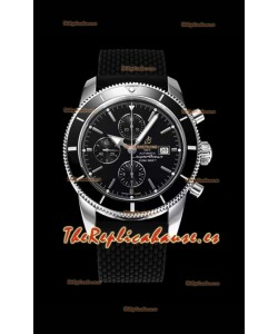 Breitling SuperOcean Heritage II 44MM Dial Negro Reloj Réplica Suizo