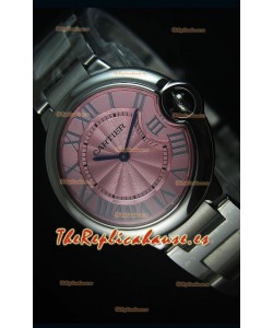 Ballon De Bleu Reloj Dial Rosado 36MM con Movimiento de Cuarzo Suizo