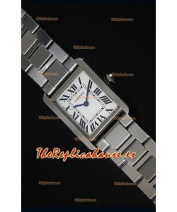 Cartier Tank Solo Reloj Cuarzo Suizo Correa de Acero 28MM Ancho