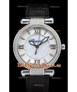 Chopard Imperiale Dial Blanco, Reloj Réplica Suizo Automático en Acero 904L