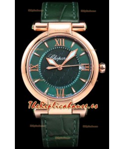 Chopard Imperiale Dial Blanco Reloj Réplica Suizo Automático Caja en Oro Rosado Acero 904L