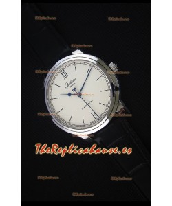 Glashuette Senator Excellence Dial color Crema, Caja de Acero Reloj Replica Suizo