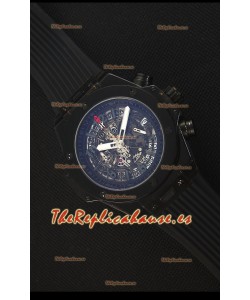 Hublot Big Bang Unico All Black Sapphire Reloj Replica de Cuarzo 45MM