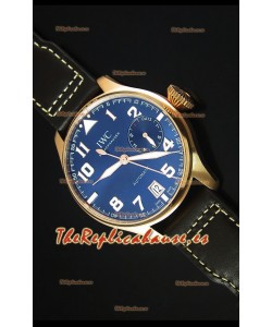 IWC Big Pilot Rose Gold - Indicador de Energía Funcional, Reloj Replica escala 1:1