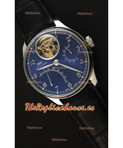IWC Portugieser Tourbillon Mystere Retrograde Dial color Azul Versión 2019 Actualizada