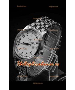 IWC MARK XVIII Réloj Réplica Suizo en Dial color Blanco de Acero 904L - Réplica a Espejo 1:1