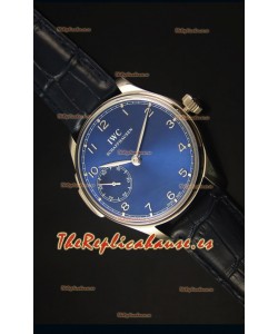 IWC Portuguese Handwind Ref# IW5242 Reloj Replica Suizo 1:1 Dial en Azul
