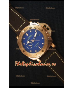 Panerai PAM617T Bronzo Reloj Replica - Última Versión Actualizada - Dial Azul