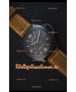 Panerai Luminor Marina PAM386 Reloj Replica Suizo a Espejo 1:1 Caja en Cerámica