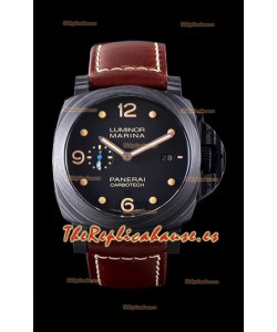 Panerai Luminor Marina PAM661 Carbotech Reloj Réplica a Espejo 1:1 Versión 2020 Mejorada