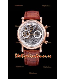 Patek Philippe Complications Skeleton Reloj Cronógrafo en Oro Rosado