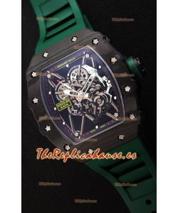 Richard Mille RM35-01 Rafael Nadal Caja de Carbón Forjado con Correa Verde