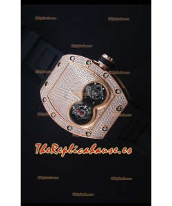 Richard Mille RM053 Tourbillon Pablo Mac Donough Reloj Replica Suizo Caja en Oro Rosado