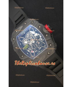 Richard Mille RM035-2 Rafael Nadal Caja de Carbón Forjado con Corona Roja