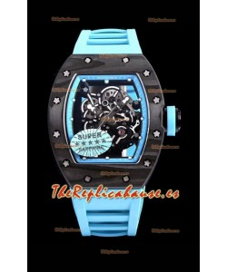Richard Mille RM055 Blue Legend Caja en Carbono Reloj Réplica Suizo