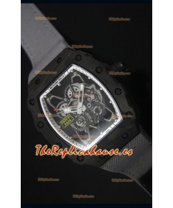 Richard Mille RM35-01 Reloj Replica Suizo Edición Rafael Nadal Correa de Nylon color Gris
