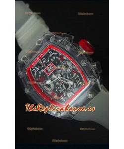 Richard Mille RM056-1 Tourbillon Felipe Massa Reloj Cronógrafo con el Bisel Rojo
