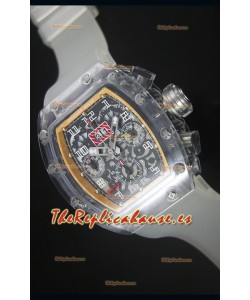 Richard Mille RM056-1 Tourbillon Felipe Massa Reloj Cronógrafo Bisel color Beige Bezel Watch