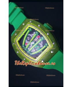 Richard Mille RM059 Reloj Replica Suizo Edición Yohan Blake en Dial color Amarillo