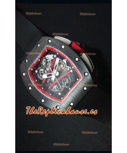Richard Mille RM061 Reloj Replica Caja de Cerámica Bisel de color Rojo
