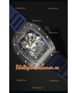 Richard Mille RM055 Reloj con Caja de Cerámica con Interior del Bisel en Azul