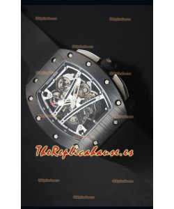 Richard Mille RM061 Reloj Replica Caja de Cerámica Bisel en Blanco y Negro