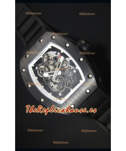 Richard Mille RM055 Reloj con Caja en Cerámica con parte Interna del Bisel en color Blanco