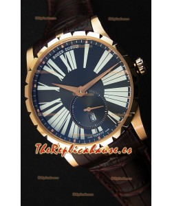 Roger Dubuis Excalibur RDDBEX0587 Oro Rosado Dial Gris Reloj Réplica Suizo