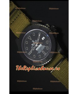 Rolex Submariner Stealth MK IV PVD Reloj Replica Suizo Marcadores de Hora Negros