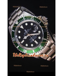 Rolex Submariner 11610LV Green Bezel - Reloj Replica Suizo La mejor y última Edición de 2017