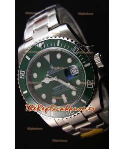 Rolex Submariner The Hulk ETA 3135 Replica a Espejo 1:1 - Reloj Ultimate de Acero 904L