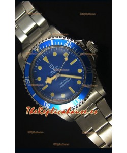 Tudor Oyster Prince Vintage 200M Dial Azul Marcadores en forma de Circulos Reloj Replica Suizo a espejo 1:1