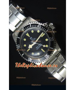 Tudor Oyster Prince Vintage 200M Dial Negro Marcadores en forma de Circulos Reloj Replica Suizo a espejo 1:1