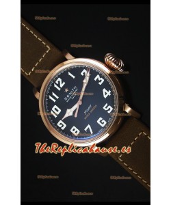 Zenith Pilot Type 20 Extra Special Edition Reloj Replica Suizo escala 1:1 Oro Rosado