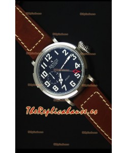 Zenith Heritage Pilot Type 20 GMT Dial Negro Mate Reloj Replica Suizo espejo 1:1