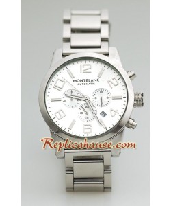 Mont Blanc Réplica Timewalker - Dial Plateado