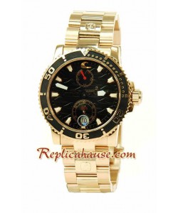 Ulysse Nardin Maxi Marine Chronometer Reloj Suizo de imitación