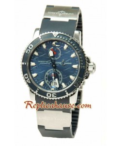 Ulysse Nardin Maxi Marine Chronometer Reloj Suizo de imitación