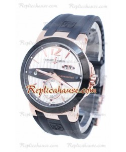 Ulysse Nardin Executive Dual Time Dial en oro rosa Blanco Reloj